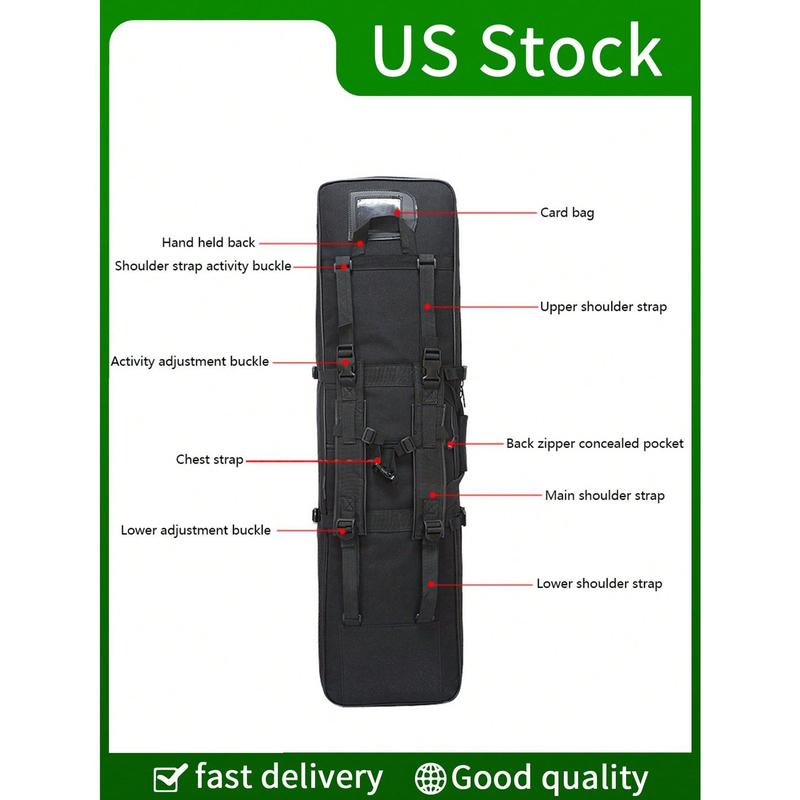 Outdoor dual-strap gun case fishing bag