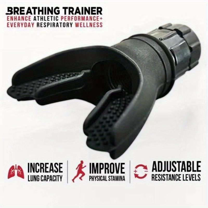 Portable Breathing Exercise Device for Lungs, Abdominal Breathing Trainer, Running Mouthpiece, Portable and Easy to Clean