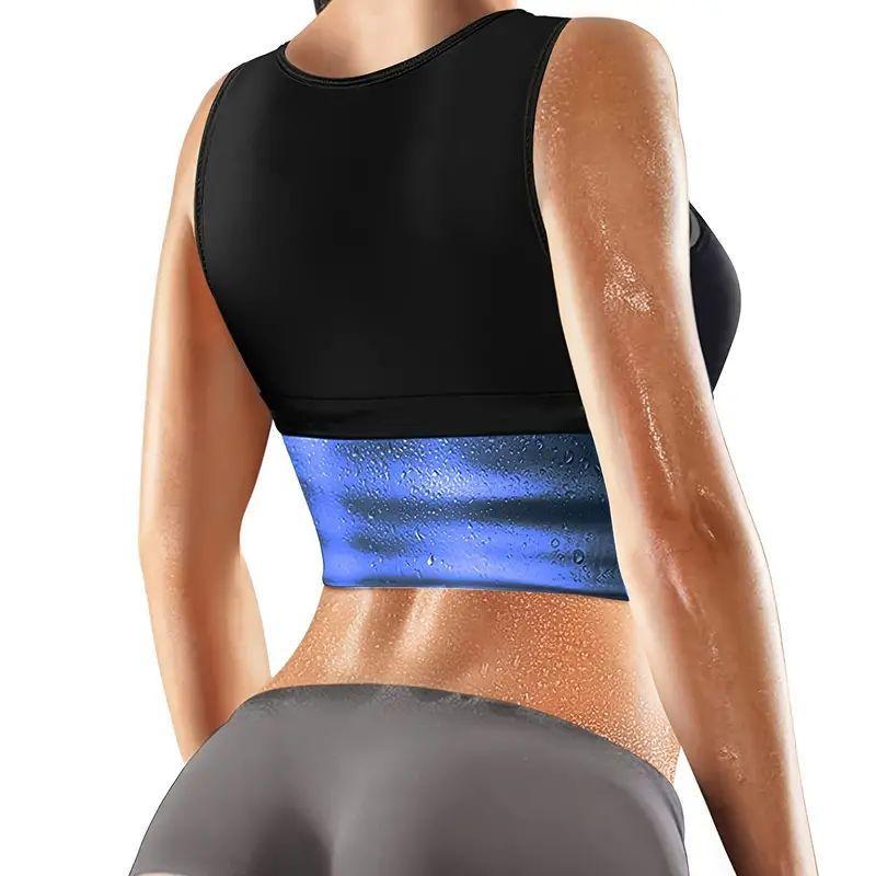 Women's Sauna Vest, 1 Count Sweat Vest, Sweat Body Steaming Suit for Home Gym Workout, Gym Tops, Gift Ideas, Summer Gifts