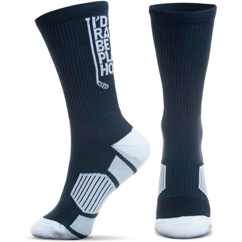 Hockey Performance Crew Socks - Multiple Designs & Colors - Youth & Adult - Hockey Mid- Socks