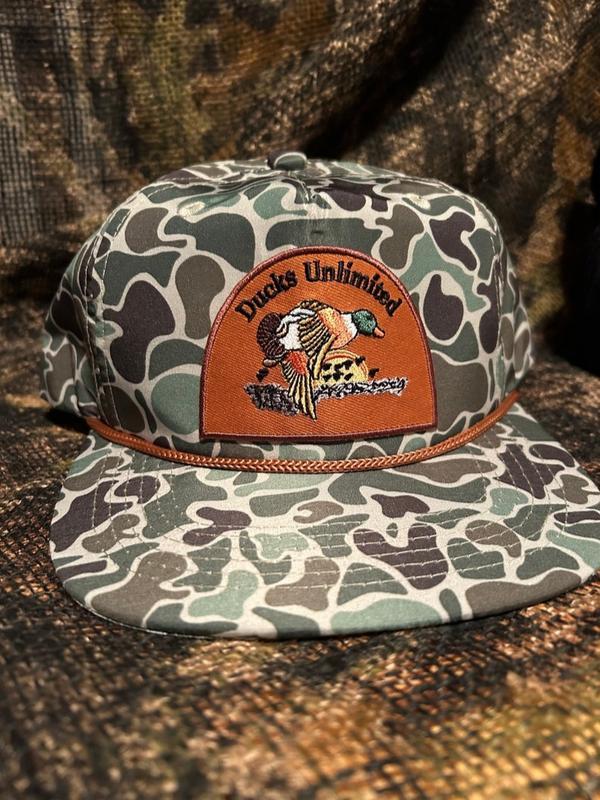 Ducks Unlimited, Duck Hunter Baseball Cap, Hunting Hat, Outdoor Cap, Camouflage Hat, Adjustable, Adult Size, Hat For Men, Cap For Men.