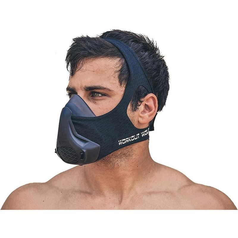 High Altitude Mask, Training Workout Mask Men to Improve Lung Capacity, 24 Level Breathing Resistance Fitness Mask to Upgrade Endurance, for All Sport: Running, Cardio, Cycling, Gym YUMIOER