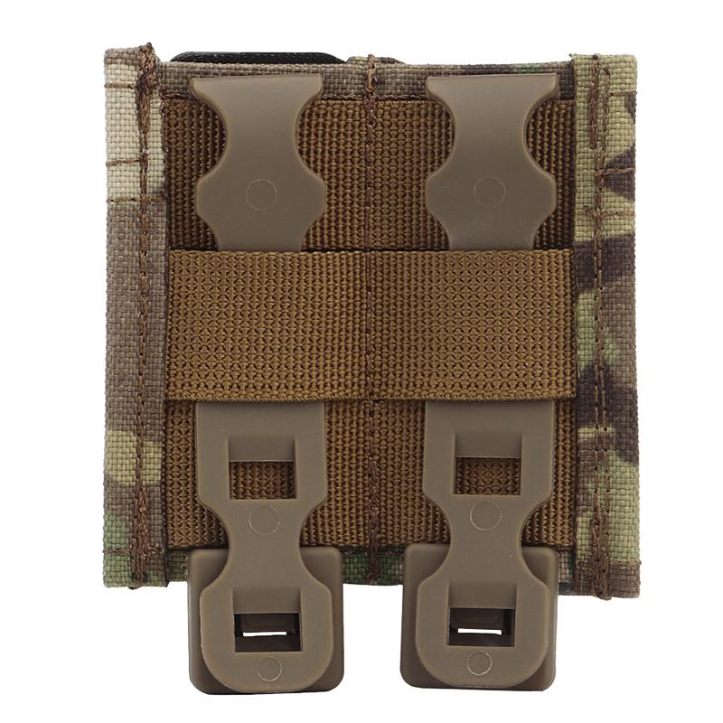 IDOGEAR Tactica FAST 9mm Double Mag Carrier Holder MOLLE Gear MG-F-04