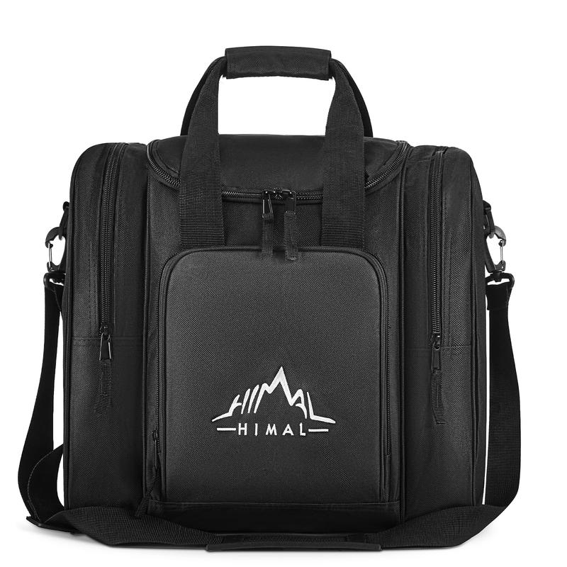 Himal Bowling Ball Bag for Single Ball - Bowling Ball Tote Bowling Bag with Padded Ball Holder - Fits Bowling Shoes Up to Mens Size 14