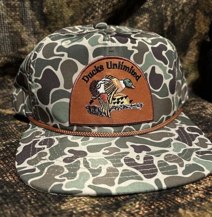 Ducks Unlimited, Duck Hunter Baseball Cap, Hunting Hat, Outdoor Cap, Camouflage Hat, Adjustable, Adult Size, Hat For Men, Cap For Men.