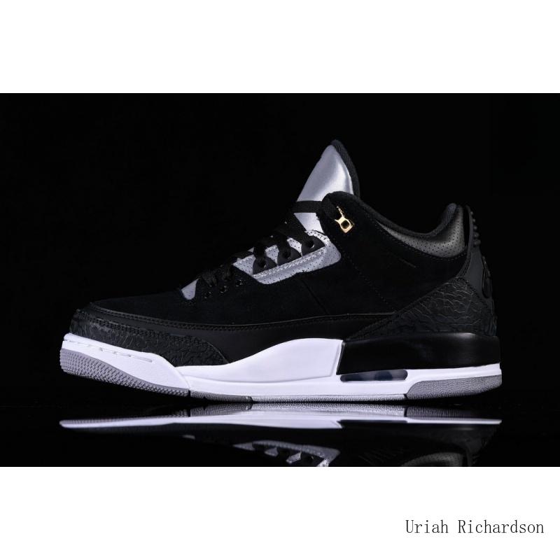 Popular and all-match,Jordan3(Black cement),Stability and Supporting nature,Vintage Basketball Shoes