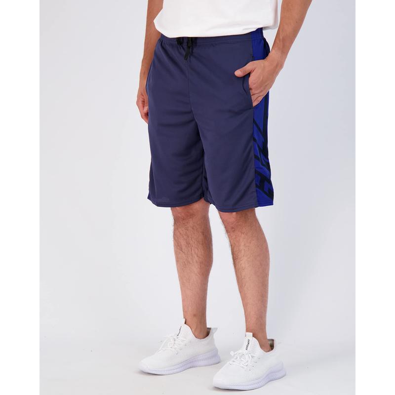 Real Essentials 5 Pack: Men's Mesh Athletic Basketball Shorts Quick Dry Activewear with Pockets