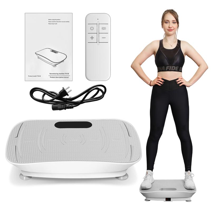 ZenActive Vibration Plate Exercise Machine Vibration Machine, With Adjust Smart Screen Low Noise Load Bearing 220LBS for Home Fitness