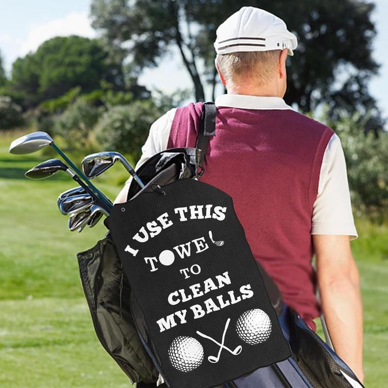 Golf Gifts for Men, Golf Accessories for Men Dad Husband, Stocking Stuffers for Men Adults, White Elephant Gifts for Golf Fan, Funny Golf Towel Gifts for Christmas Birthday Valentines Day Fathers Day