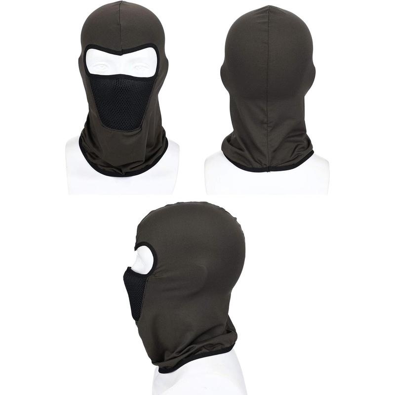 6 s Winter Balaclava Face Mask Breathable Ski Face Cover Dust Protection Mask Long Neck Cover for Outdoor Activities