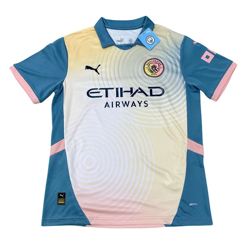 Puma 2425 Manchester City Fourth Away Short Sleeve Soccer Jerseys Premier League Fan Edition