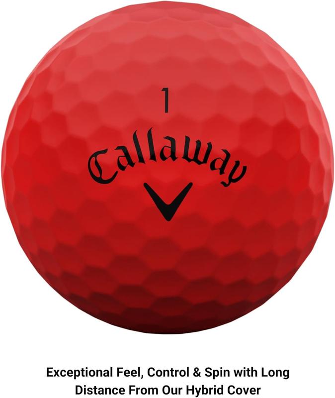 Callaway Golf Supersoft 2023 Golf Balls Red Matte Finish