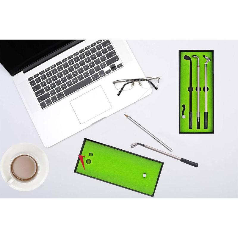 Golf Pen Desktop Games - Funny Gifts for Golfers, Coworkers, Boss - Stocking Stuffers