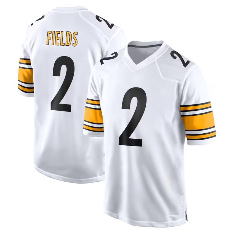 Men's Women's Watt #90 Jersey, Freiermuth #88 Jersey, Pickens #14 Jersey, Fields #2 Jersey, Fitzpatrick #39 Jersey, Wilson #3 Jersey, Custom Steelers Jersey