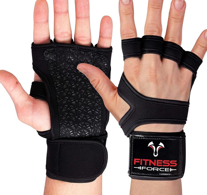 Ventilated Gym Gloves for Men with Built-In Wrist Support for Workouts Weightlifting Gloves Workout Gloves for Women