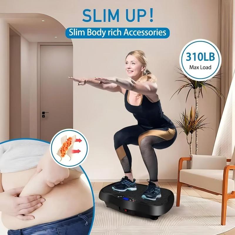 Vibration Plate Fitness Platform Exercise Machine for Full Body Workout  Suitable for men and women, comfortable