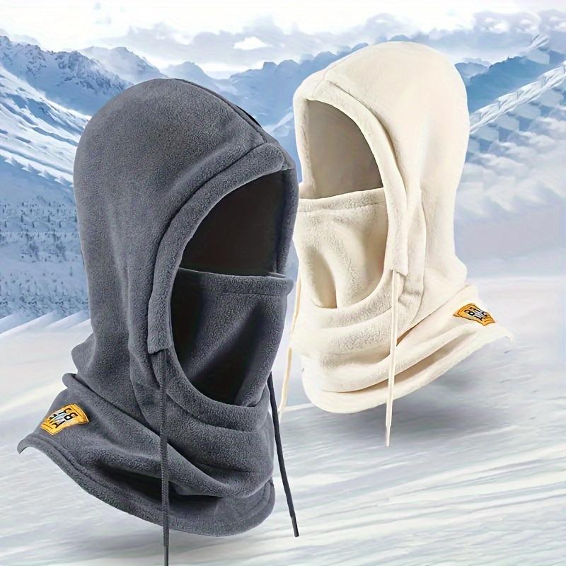 Men Women Winter Balaclava - Windproof, Thermal Fleece-Lined Ski Mask with Neck Gaiter for Outdoor Cycling & New Year's Celebrations