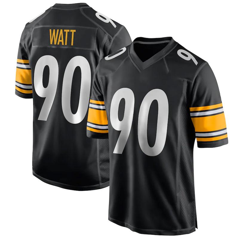 Men's Women's Watt #90 Jersey, Freiermuth #88 Jersey, Pickens #14 Jersey, Fields #2 Jersey, Fitzpatrick #39 Jersey, Wilson #3 Jersey, Custom Steelers Jersey