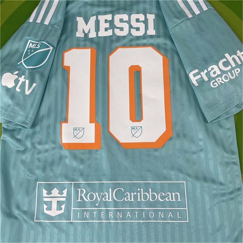 24 25 Miami away No. 10 Messi football jersey sports quick-drying jersey