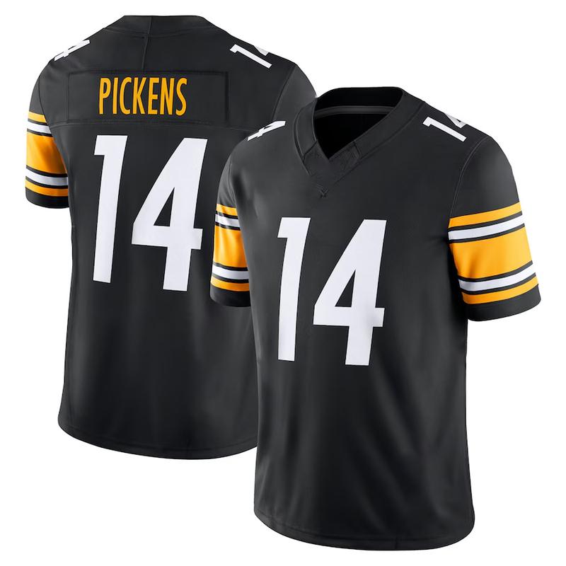 Men's Women's Watt #90 Jersey, Freiermuth #88 Jersey, Pickens #14 Jersey, Fields #2 Jersey, Fitzpatrick #39 Jersey, Wilson #3 Jersey, Custom Steelers Jersey