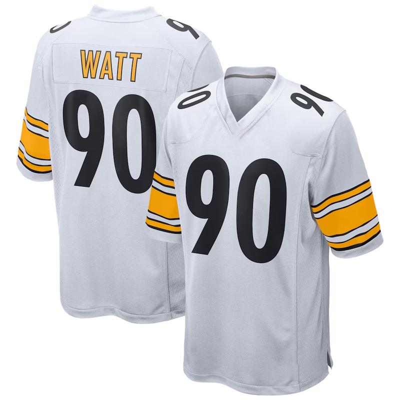 Men's Women's Watt #90 Jersey, Freiermuth #88 Jersey, Pickens #14 Jersey, Fields #2 Jersey, Fitzpatrick #39 Jersey, Wilson #3 Jersey, Custom Steelers Jersey