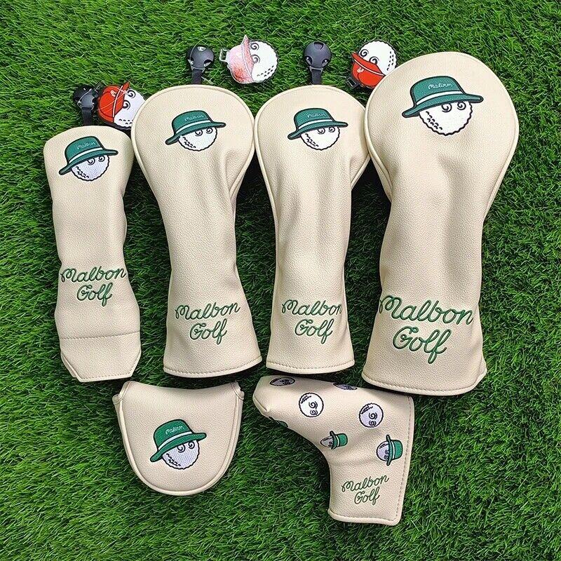 Fisherman's Hats Golf Club Driver Fairway Wood Hybrid Ut Putter And Mallet Putter Headcover golf club