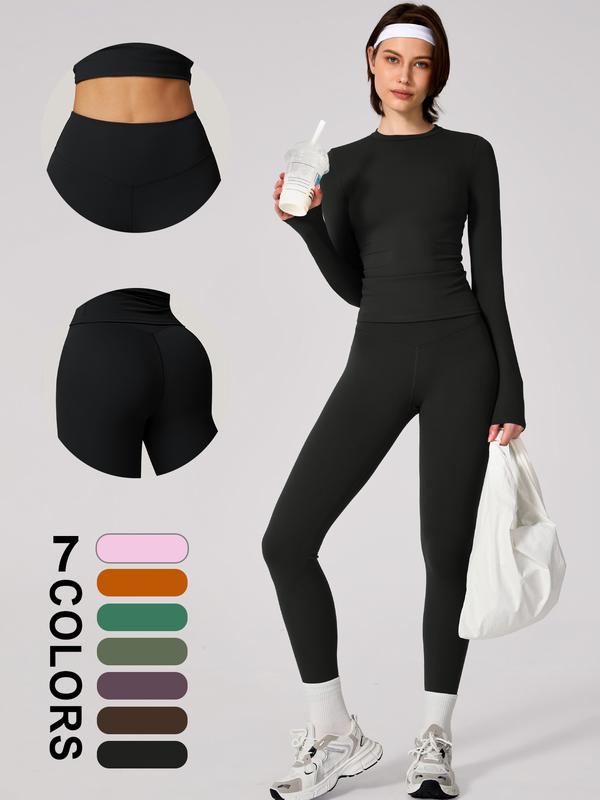 NcmRyu Women's Tight Yoga Suit - Fit Clothing Essentials for Yoga and Other Sports