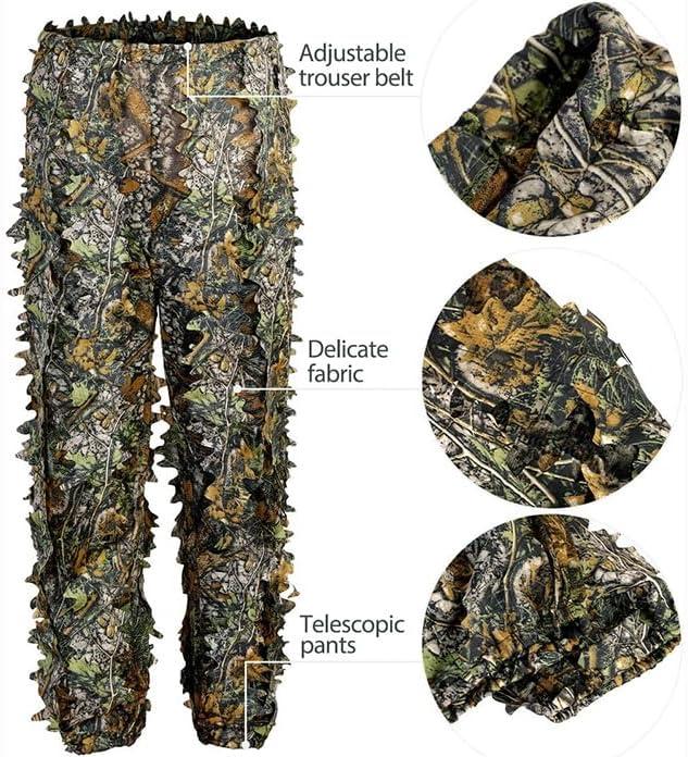 Ghillie Suit, 3D Leafy Ghillie Suit and Camo Suit, Ghillie Suit for Men Camouflage Suits, Turkey Hunting, Lightweight Gear Hunting Clothes for Outdoor Woodland and Halloween. training tracksuit tracksuit tracksuit tracksuit