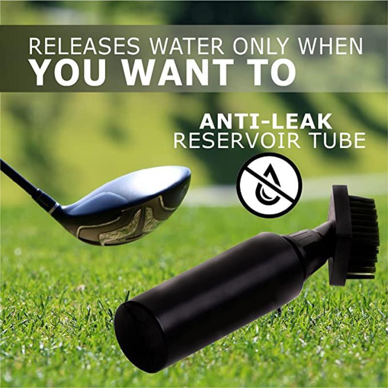 Portable Golf Water Brush, Retractable Brush with Nylon Bristle, Anti-leak Water Brush, Cleaning Supplies,  Golf Equipment