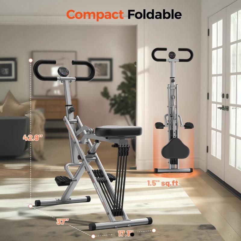 FLYBIRD Ab Workout Machine, Adjustable Full Body Equipment for Home Gym, Body Shaping, and Strength Training