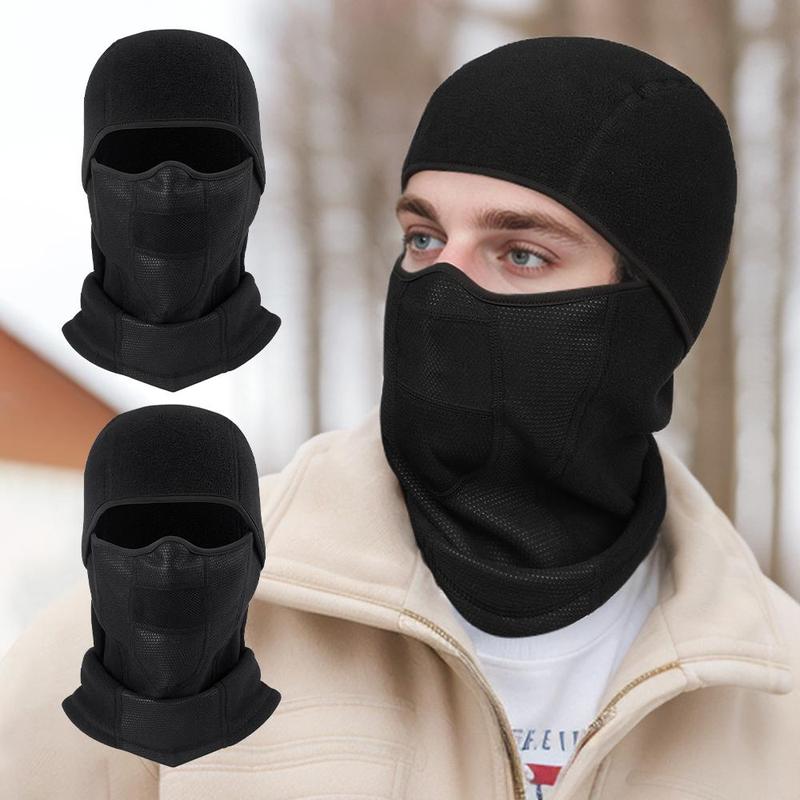 Outdoor Cycling Face Mask, 2 Counts Winter Windproof Warm Balaclava, Unisex Sports & Outdoor Clothes Accessories