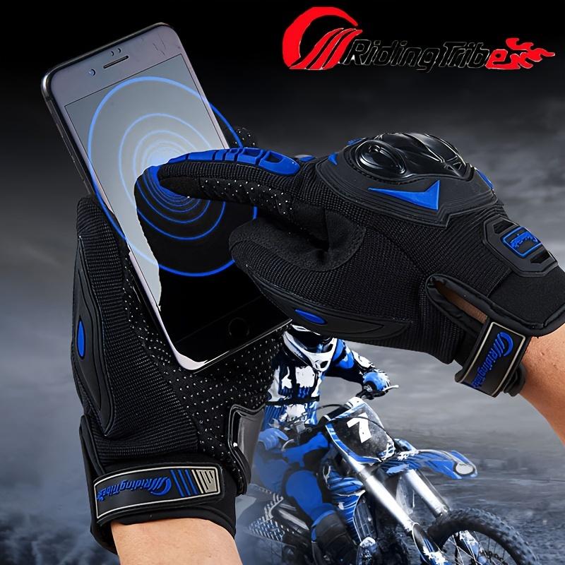 All Finger Touch Screen Motorcycle Gloves for Men and Women, Suitable for Mountain Biking, Road Racing, and Cross-country Racing