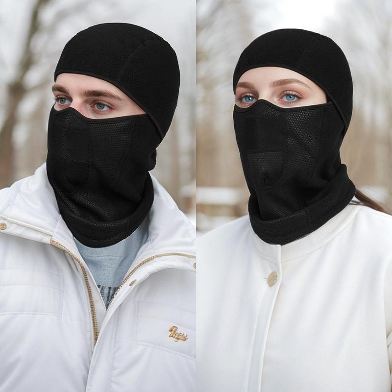 Outdoor Cycling Face Mask, 2 Counts Winter Windproof Warm Balaclava, Unisex Sports & Outdoor Clothes Accessories