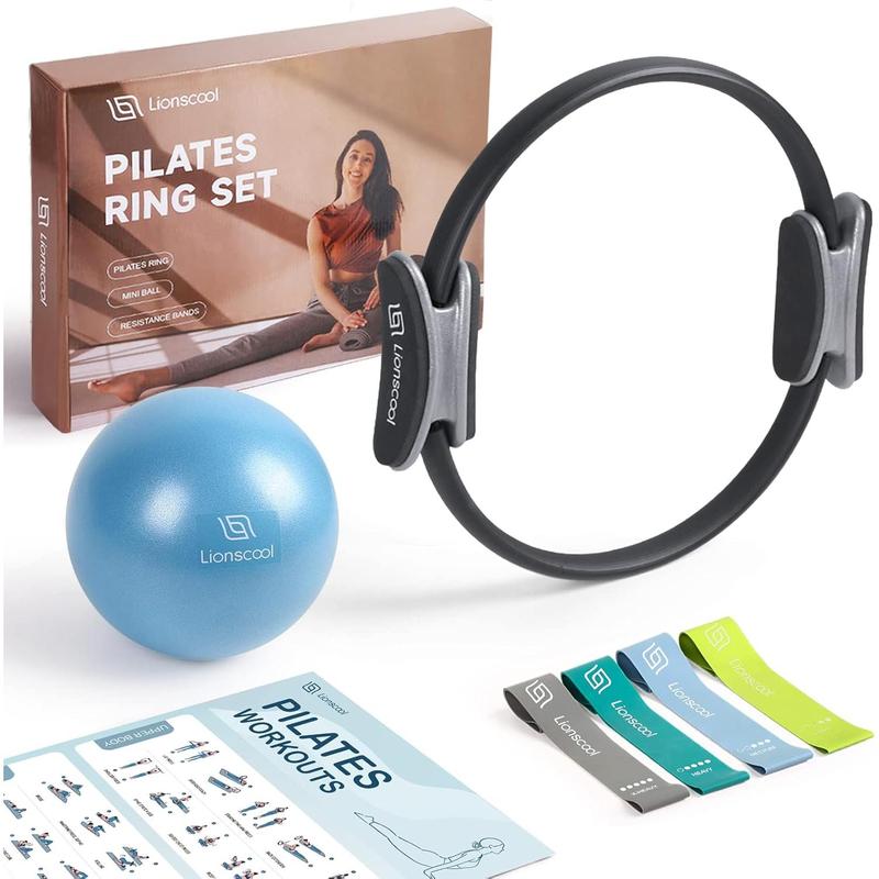 LIONSCO Pilates Ring Set - Premium Anti-Deformation 14