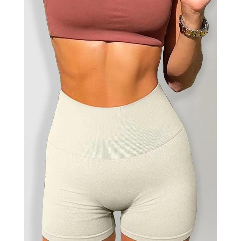 Seamless High-Waisted Hip Lift Shorts