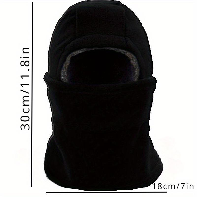 Three-in-One Winter Outdoor Warm Mask: Windproof Head Cover, Earmuffs, and Wool Thickened Warm Windproof Cold Protection