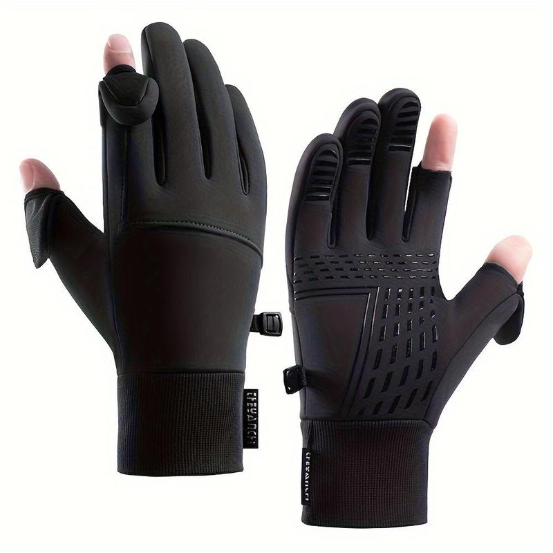 Winter Warm Touch Screen Gloves, Windproof Waterproof Gloves for Men, Sports Gloves for Running, Cycling, Driving, Fishing