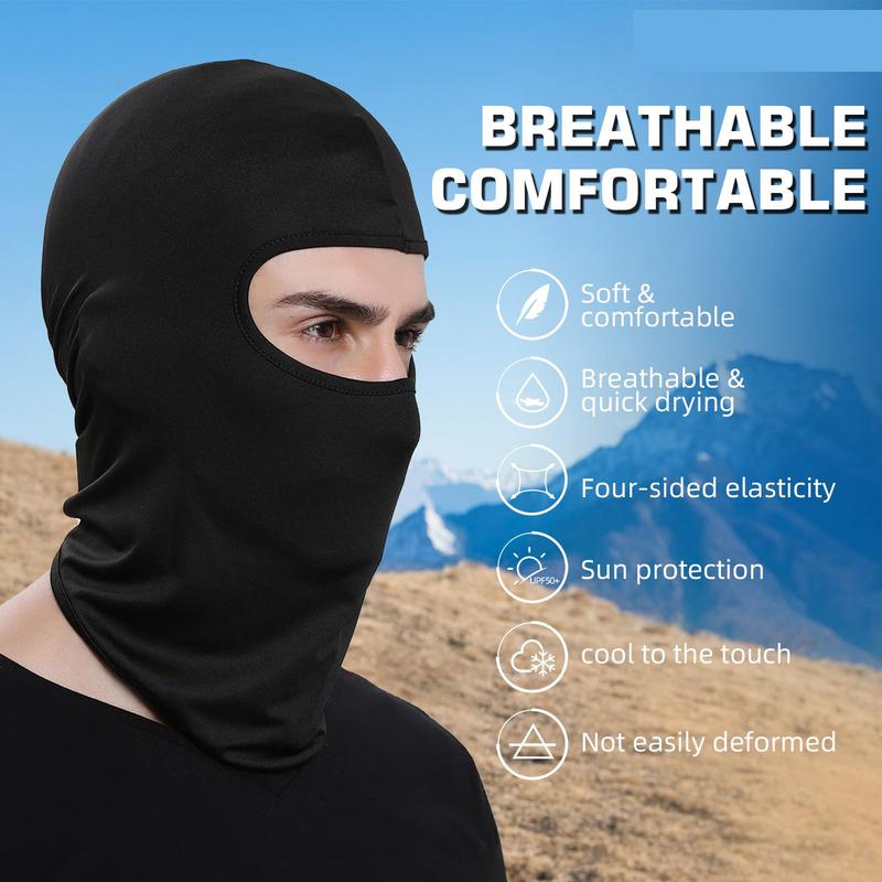 6 Pack Balaclava Ski Mask for Men Women, Full Face Cover  Cycling Motorcycle Hiking Outdoor Sports