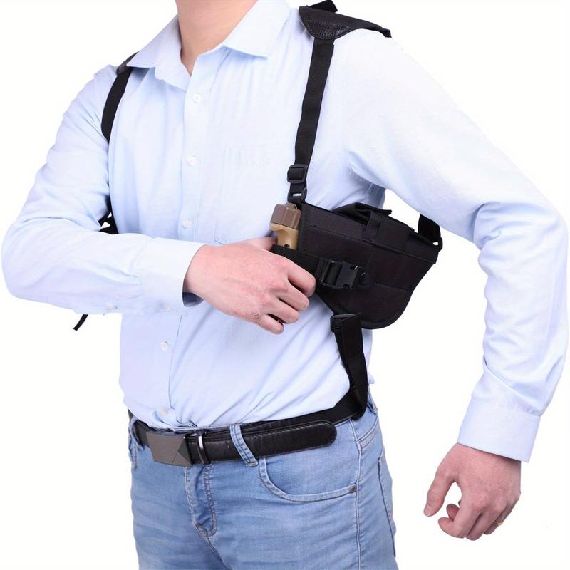 Holster-Fits Compact to Large Handguns Concealed Carrying Shoulder Holster with Cartridge Bag, Fits Left and Right Hand Gun Accessories