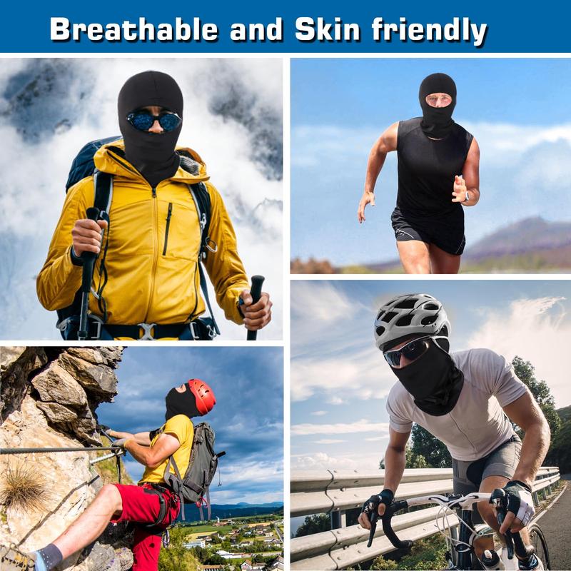 6 Pack Balaclava Ski Mask for Men Women, Full Face Cover  Cycling Motorcycle Hiking Outdoor Sports