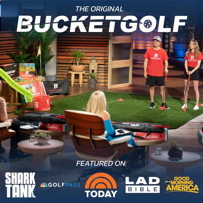 BucketGolf 9 Hole Set - #1 New Outdoor golf game for all levels