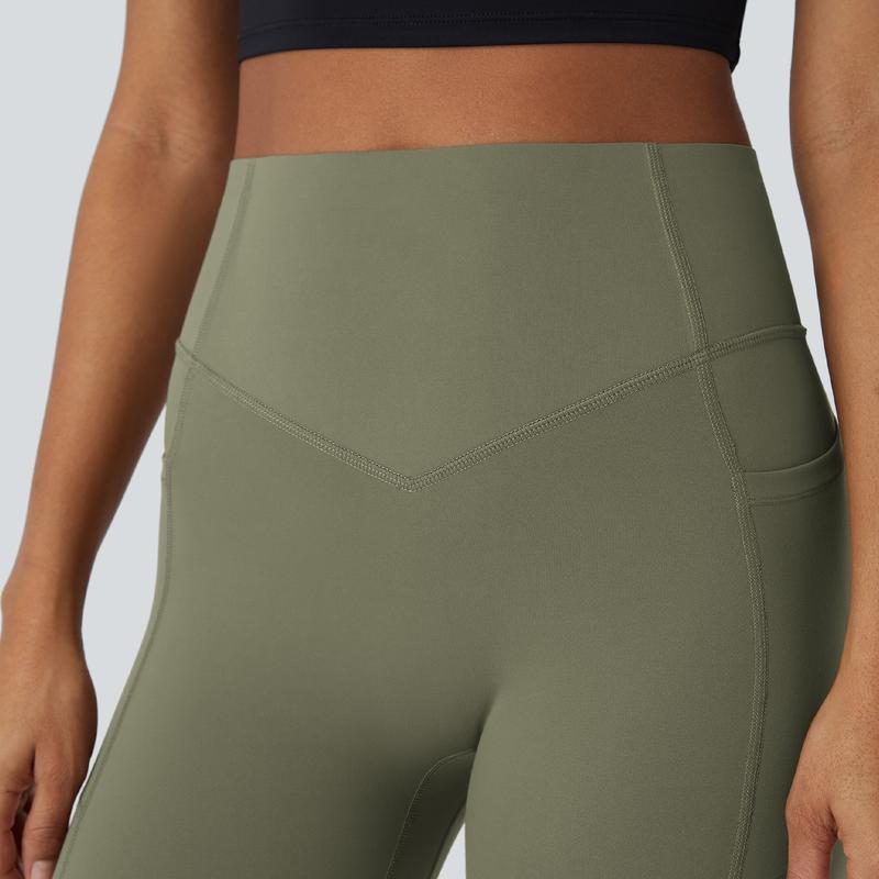 Halara SoCinched High Waisted Butt Lifting Tummy Control Side Pocket Shaping Training UltraSculpt Leggings