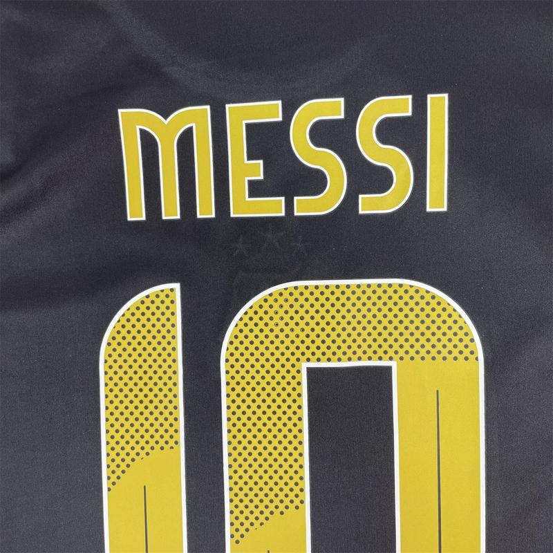 2024 Copa America Argentina Black Pre-Match Training Jersey 10# Messi Short Sleeve Soccer Jersey