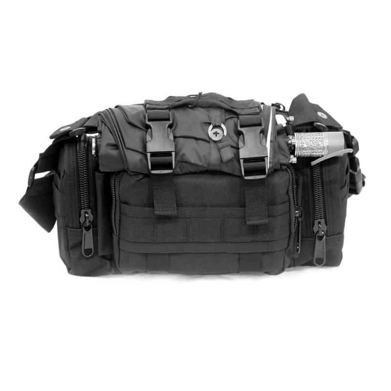 Multifunctional Tactical Bag, Outdoor Sports Fanny Pack, Zipper Adjustable Waist Bag, Tool Storage Bag, Camera Bag, Sports Bag for Men & Women