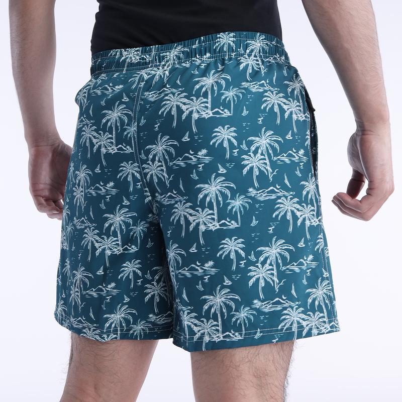 Mens Swim Trunks 2-Layer 3D Print Shorts - Quick-Dry, Drawstring Waist, 2 Side Pockets, Casual, Stylish, Summer Beach, Outdoors Wear,Breathable