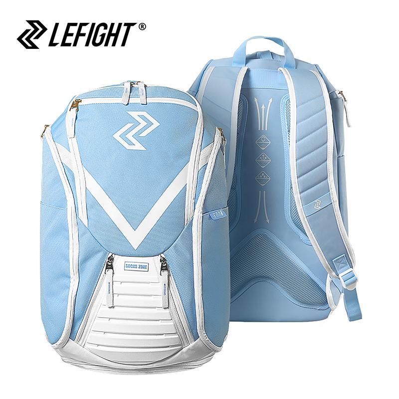 LEFIGHT Hoops Elite Pro Basketball Backpack with Wet and Dry Separation Compartment and Ball Rack