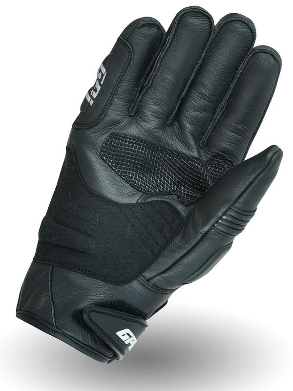 Pure Leather Motorcycle Full Black Gloves