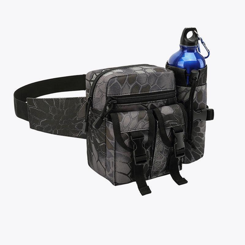 Multifunctional Water Bottle Shoulder Bag, Waterproof Water Bottle Waist Bag, Outdoor Water Cup Storage Bag for Climbing Fishing