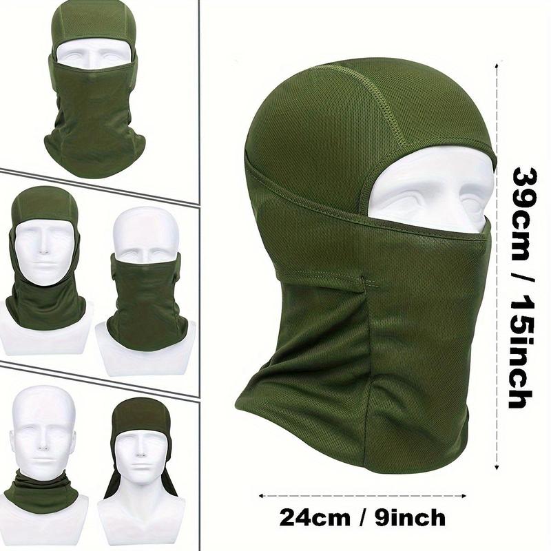 Full Face Mask Hat, 2 Counts Breathable Sun Protection Balaclava Hat, Outdoor Sports Hat for Men & Women, for Outdoors, Cycling, Running, Hiking