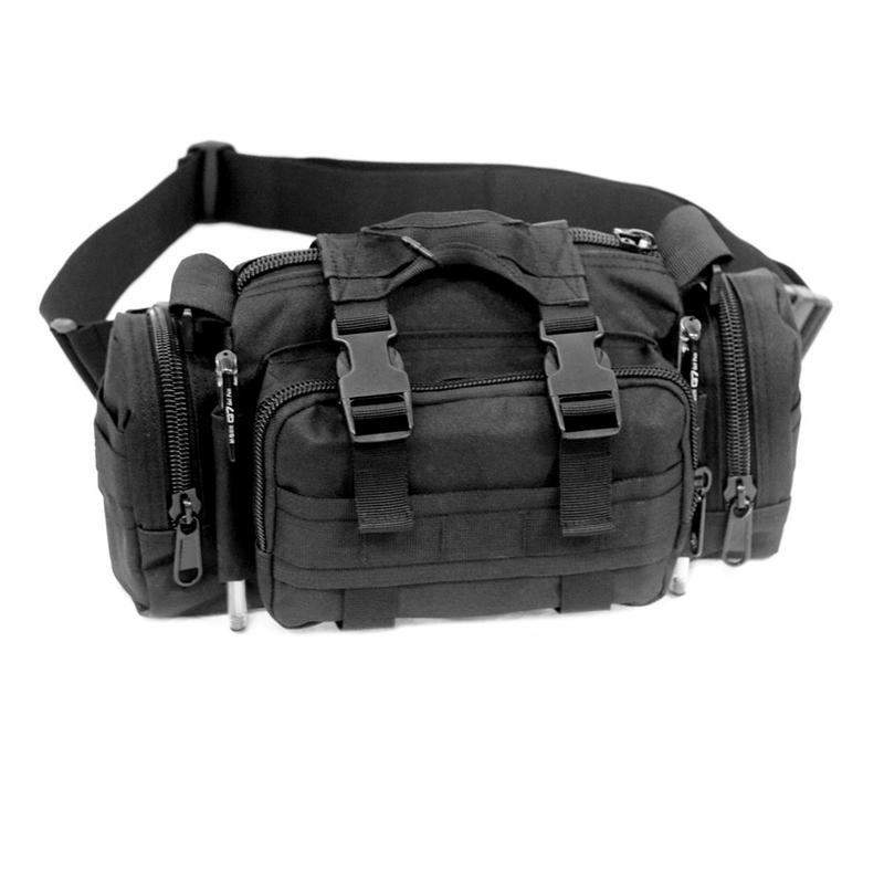 Multifunctional Tactical Bag, Outdoor Sports Fanny Pack, Zipper Adjustable Waist Bag, Tool Storage Bag, Camera Bag, Sports Bag for Men & Women